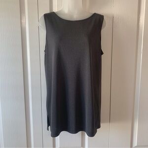 Vintage Diane Von Furstenburg Sleeveless Gray Top Small
